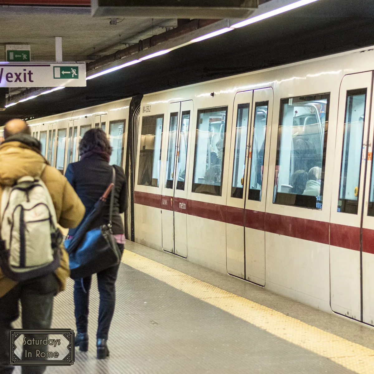 does Rome have a subway - Platform