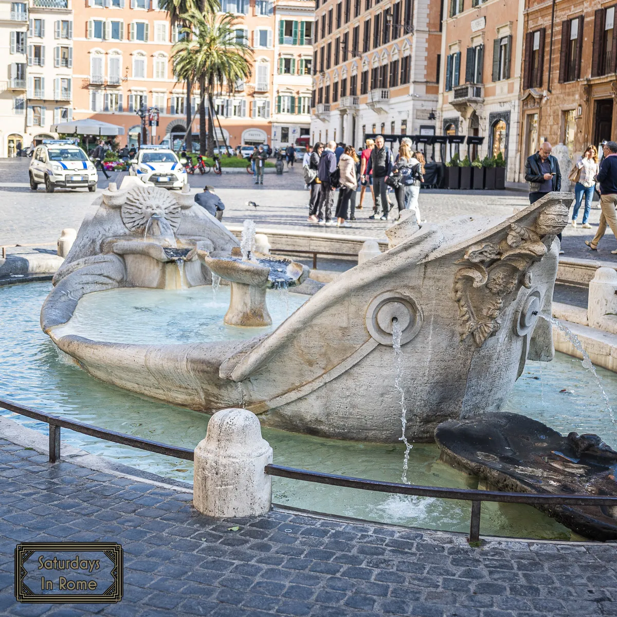 Famous Fountains In Rome - The Ugly Boat