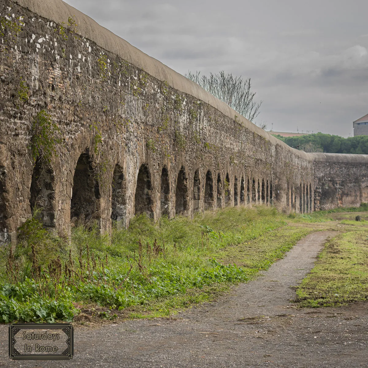 aqueduct park Rome - ancient aqueducts