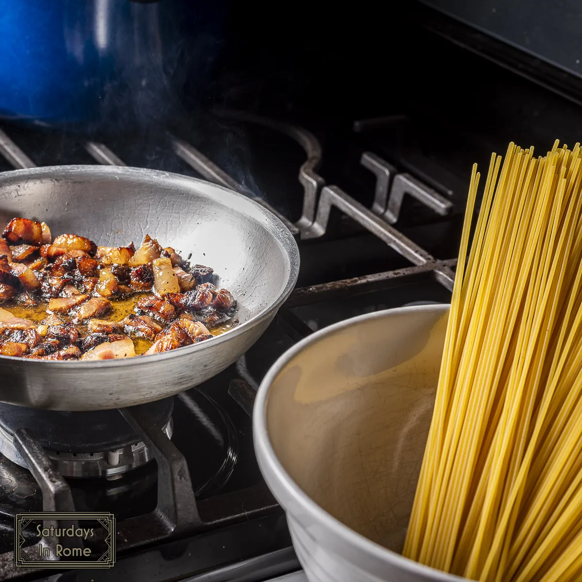 Authentic Italian Pastas - Preparation For Carbonara