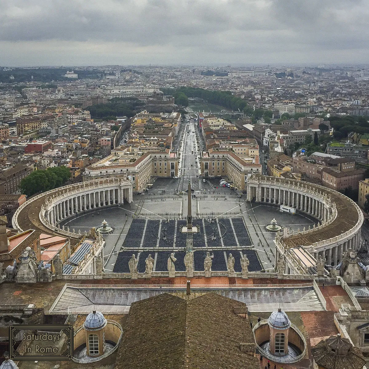 Vatican and St. Peter’s Basilica - View From Cupola