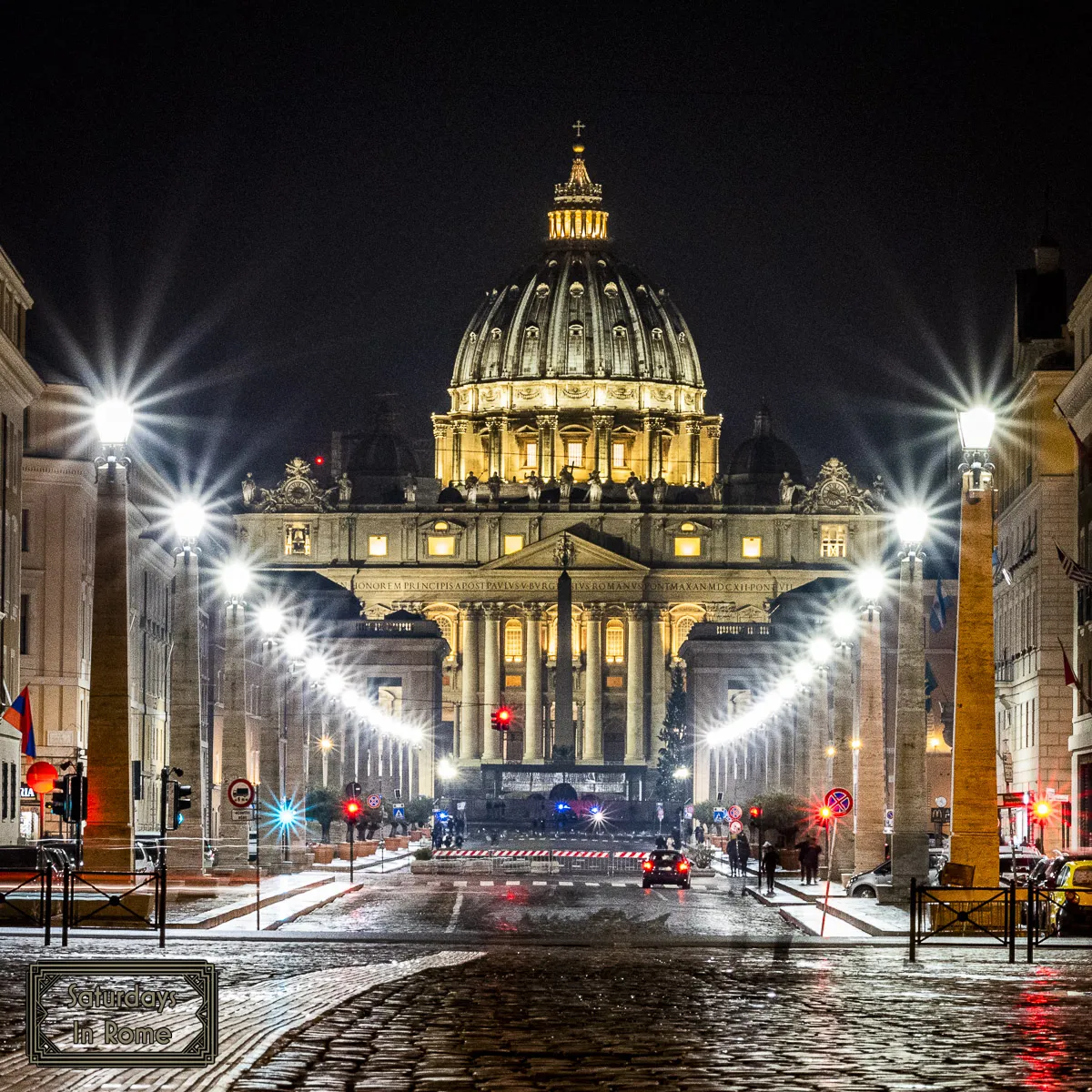 Vatican and St. Peter’s Basilica - At Night