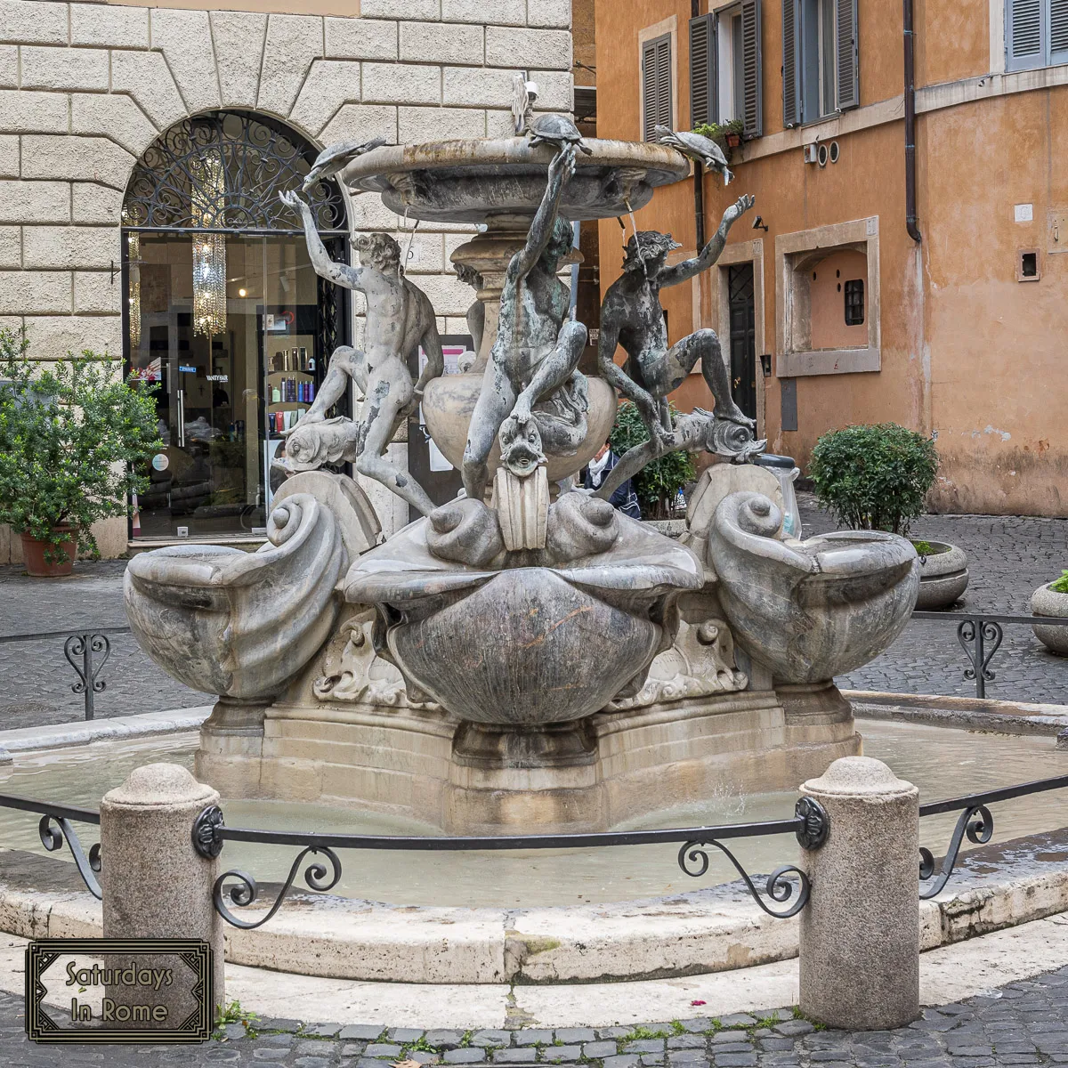 Famous Fountains In Rome - Turtle Fountain