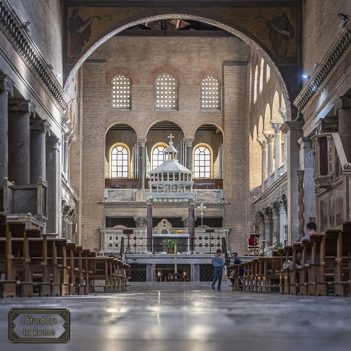 basilica of st lawrence outside the walls - Interior Nave