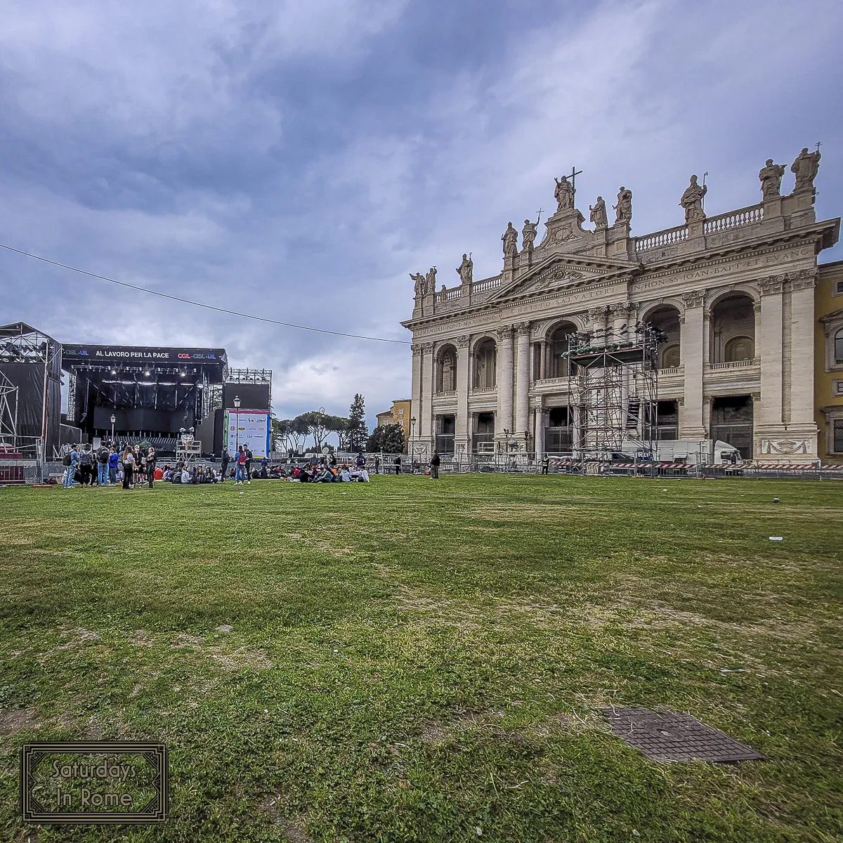 Seven Pilgrim Church In Rome - May Day celebration