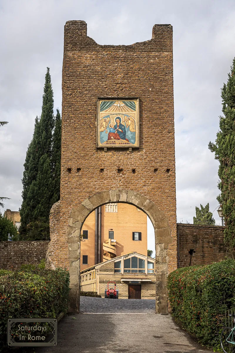 Seven Pilgrim Church In Rome - The Tower Of The First Miracle