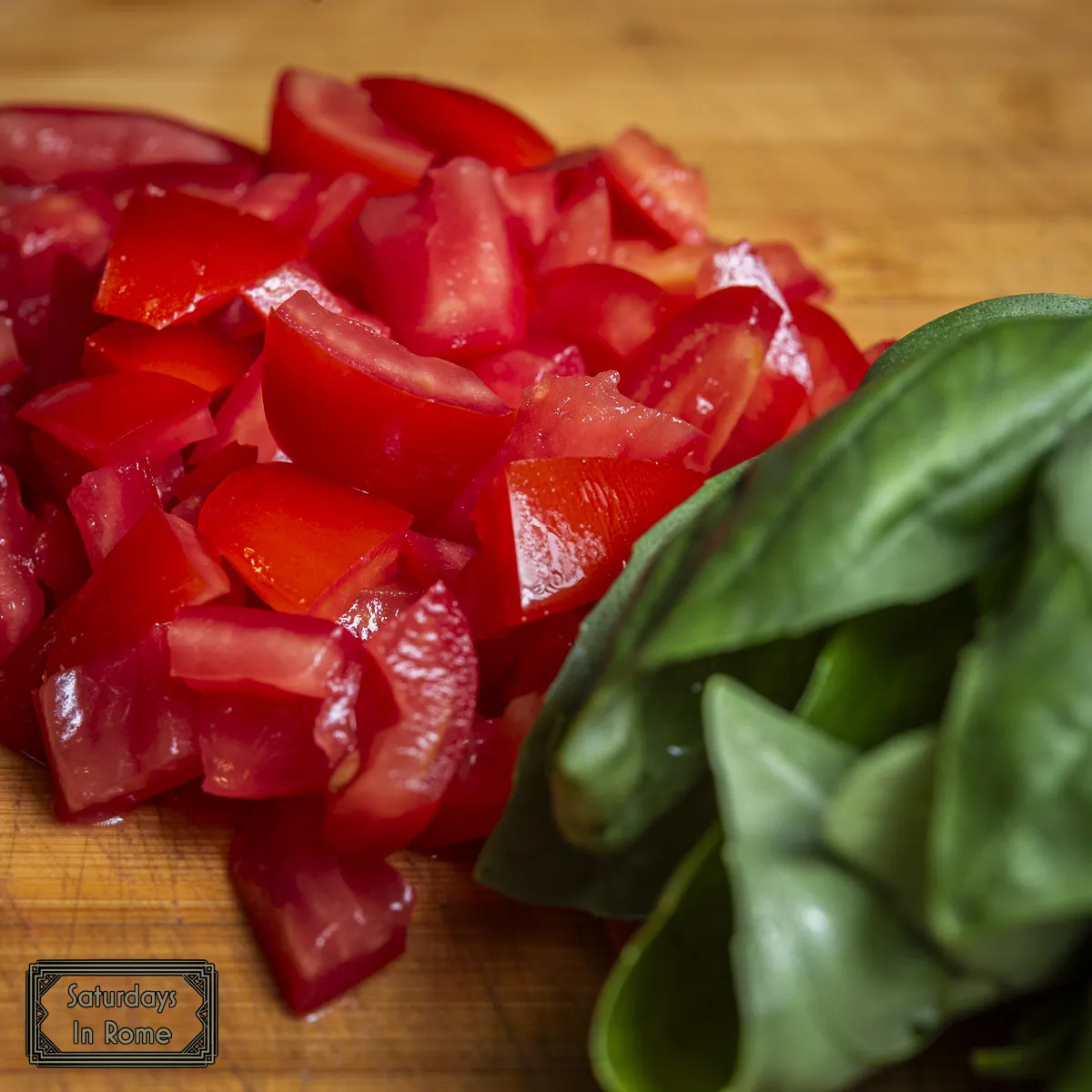 Tomatoes and Basil