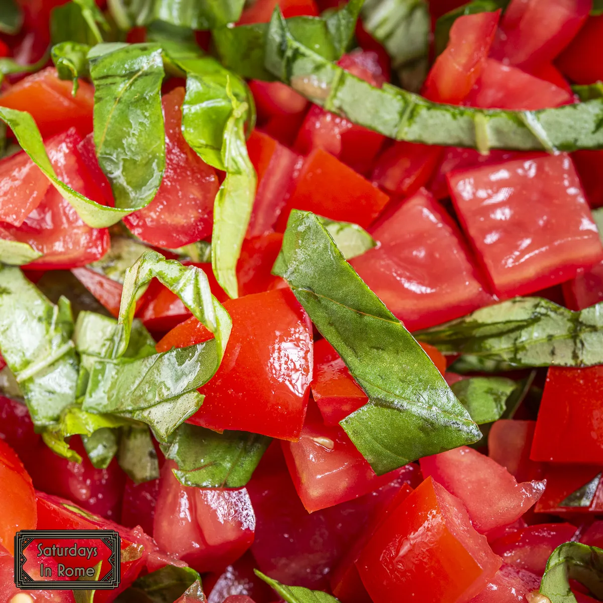 tomato basil mixture