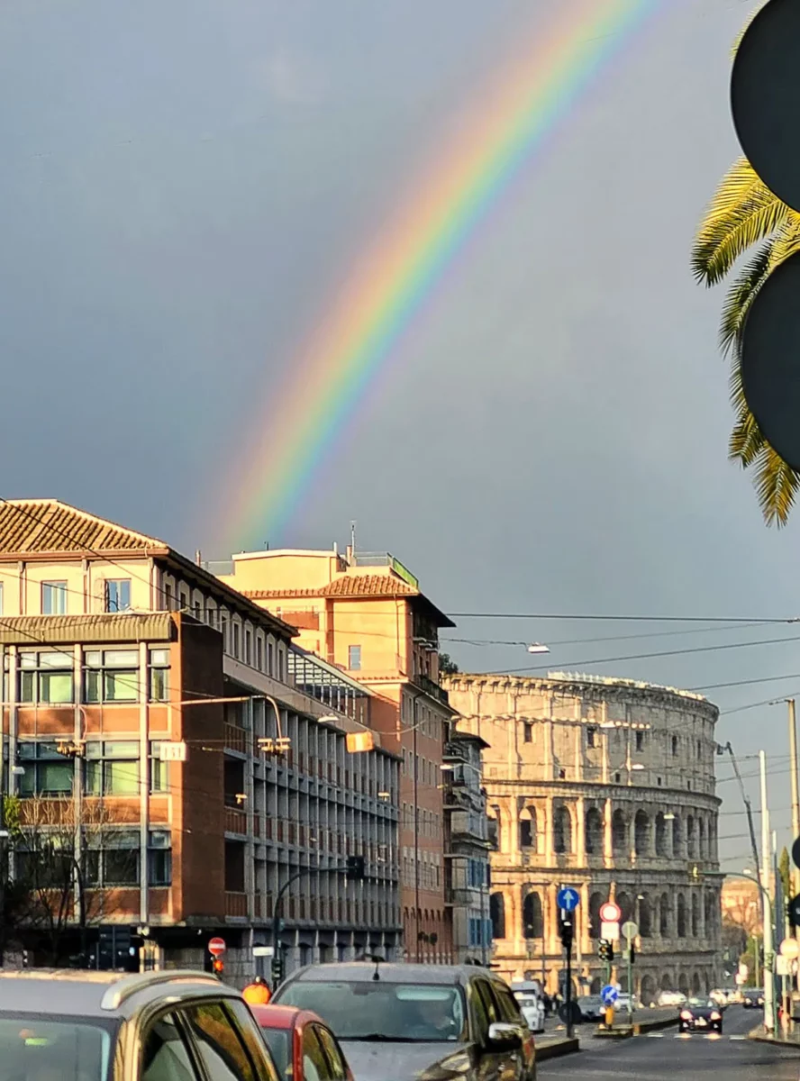 Rome In November - Rain Then rainbows