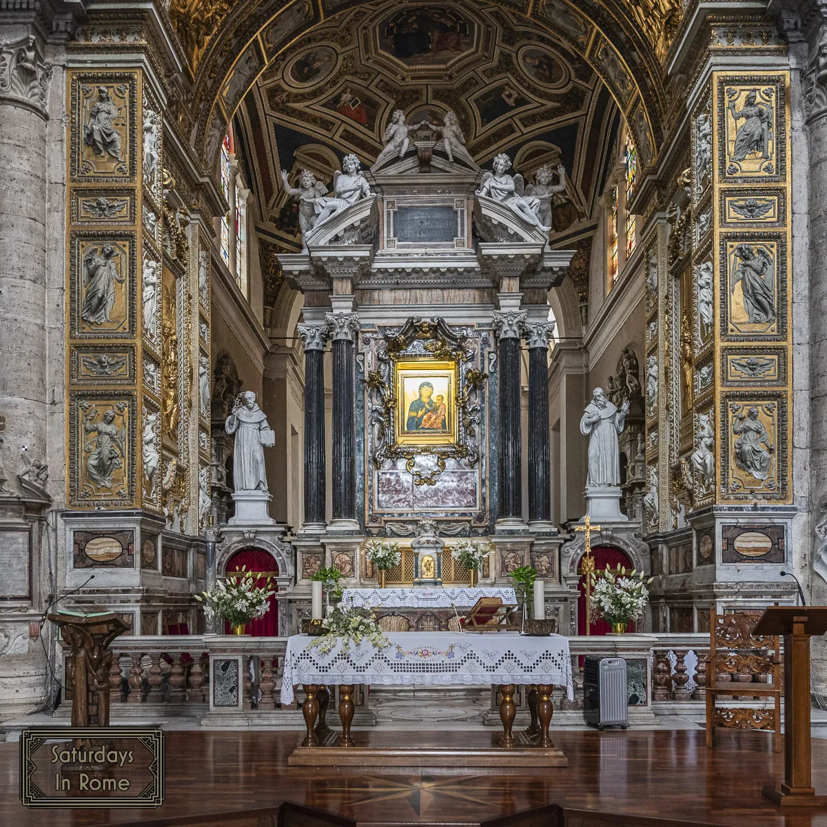 Main Altar At Santa Maria del Popolo