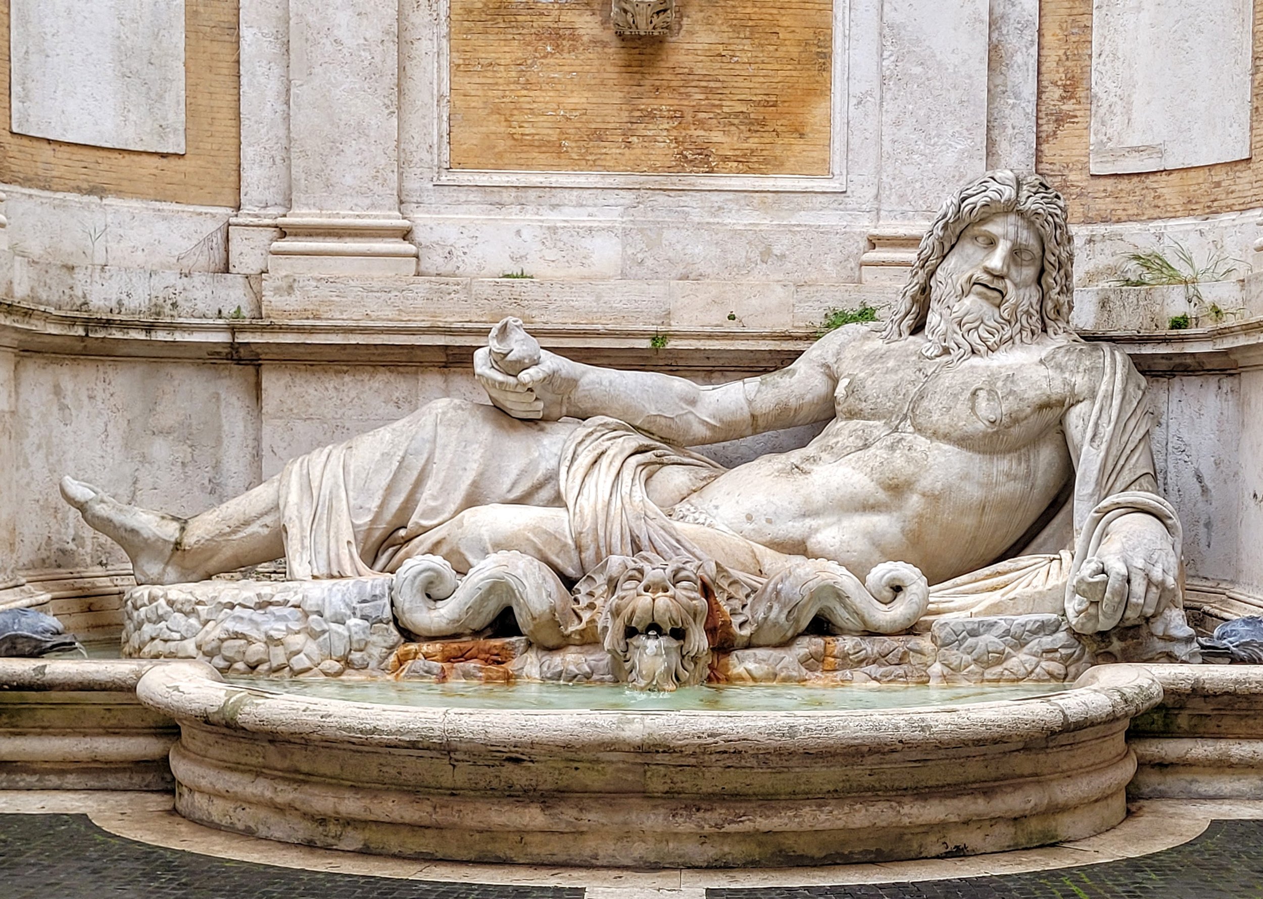 Greatest Italia Movies - Actual Marforio Statue