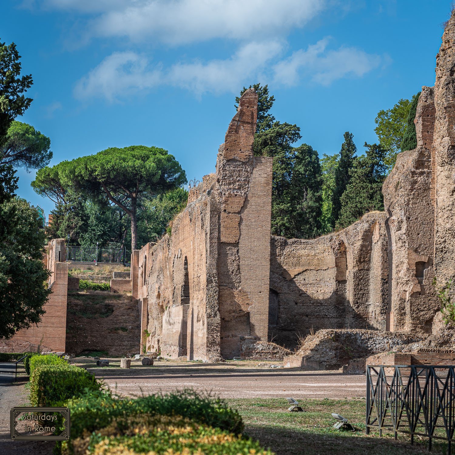 Ancient Roman Baths In Rome - Caracalla