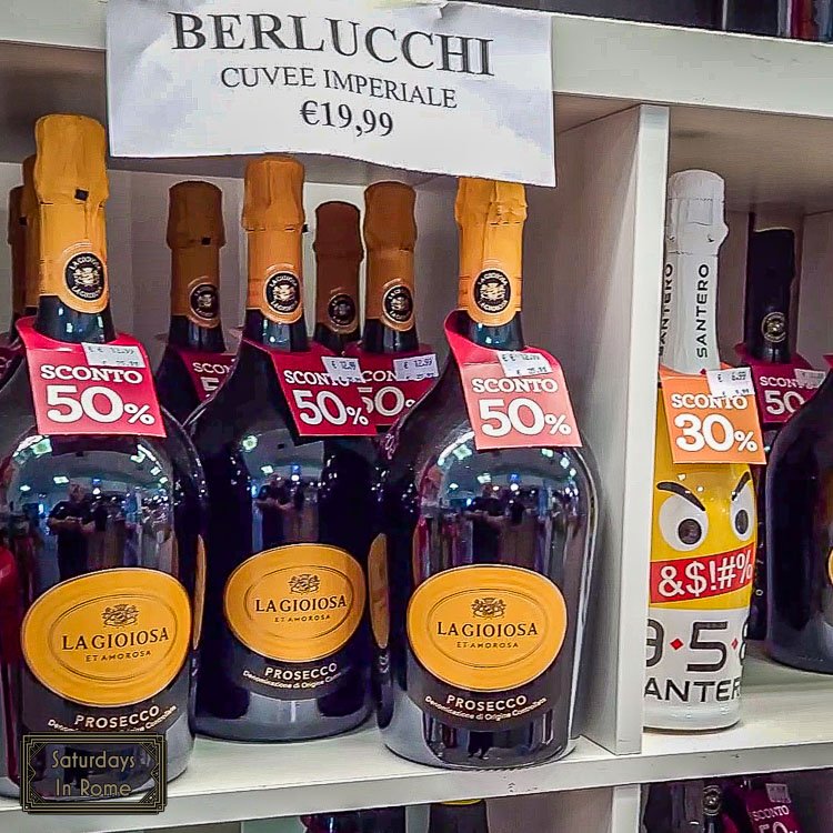 Autogrill in Italy - Wine and Beer