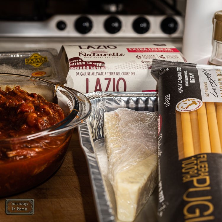 baked ziti with egg - Ingredients