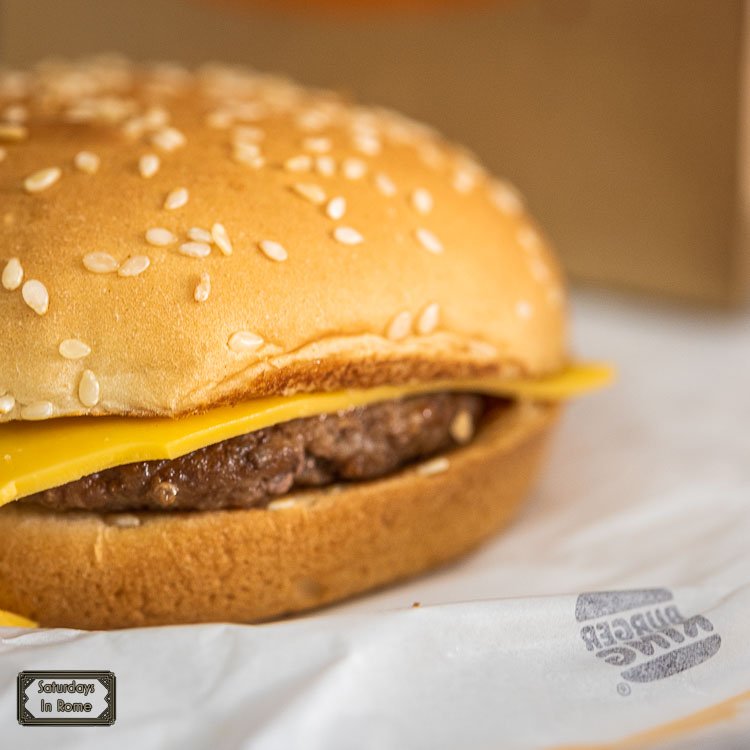 Best Burger in Rome - Cheeseburger