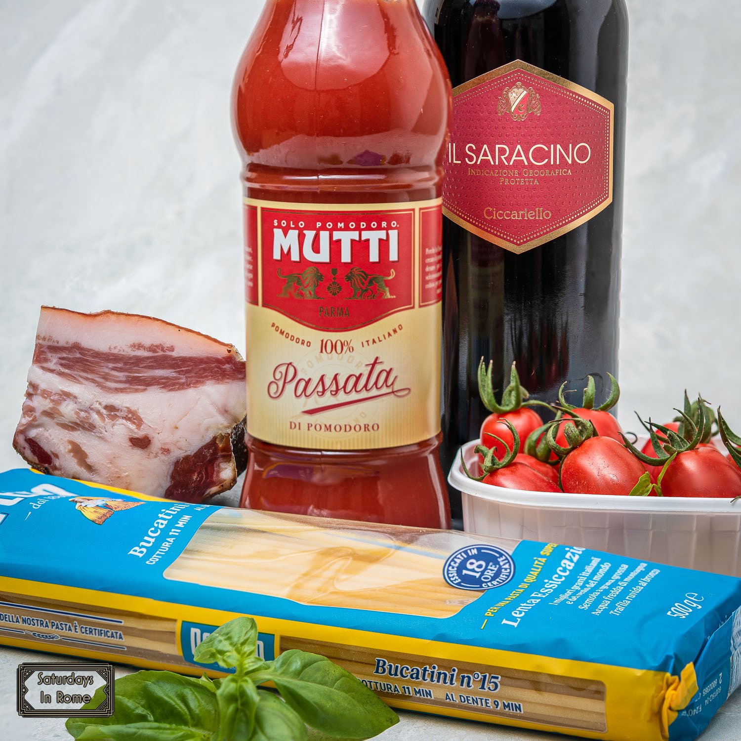 Bucatini all Amatriciana - Ingredients