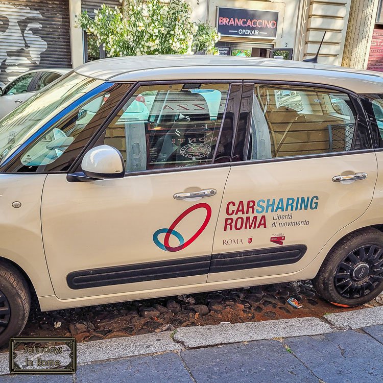 Car Sharing In Rome - On-Street Parking