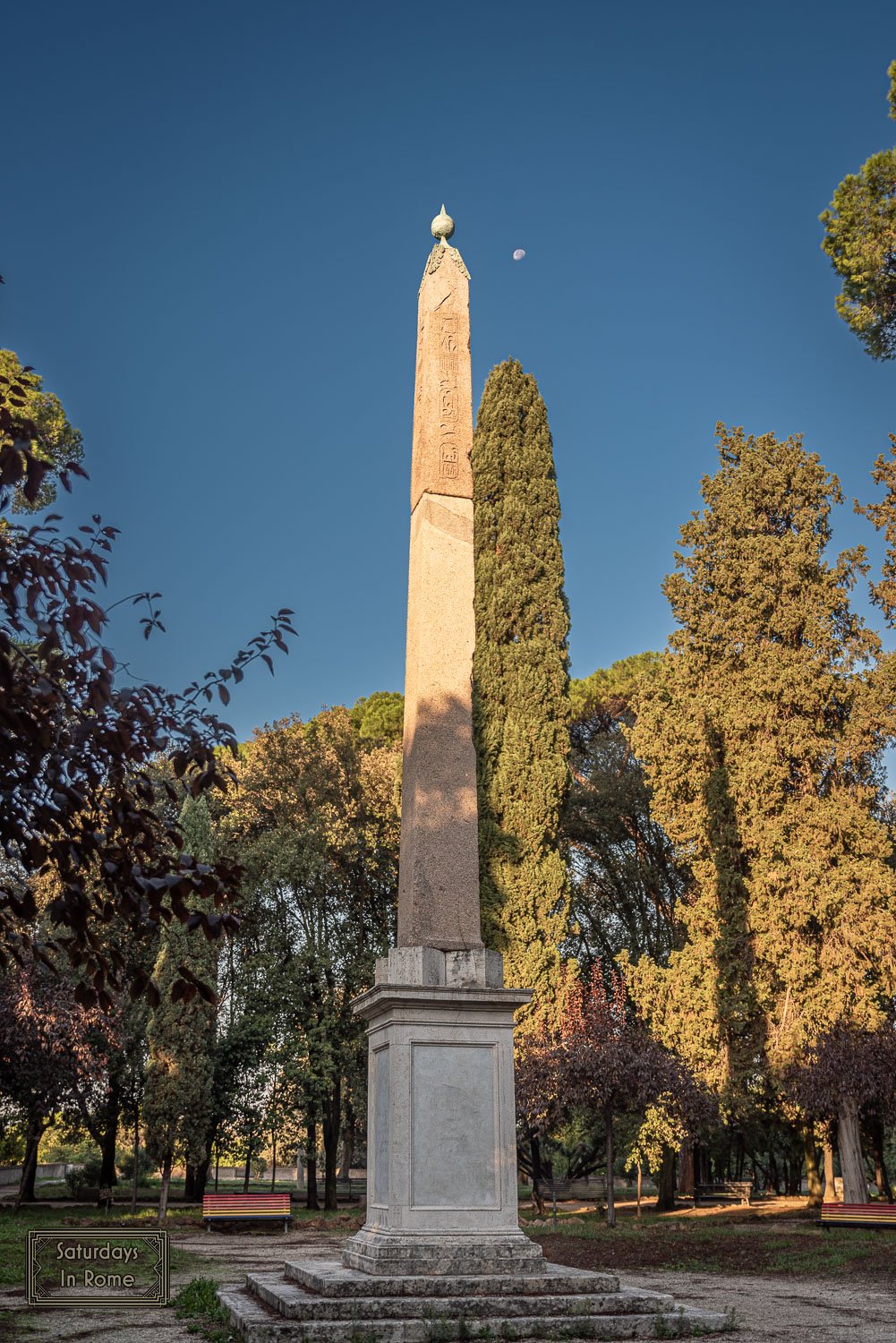Egyptian Obelisks in Rome - Villa Celimontana
