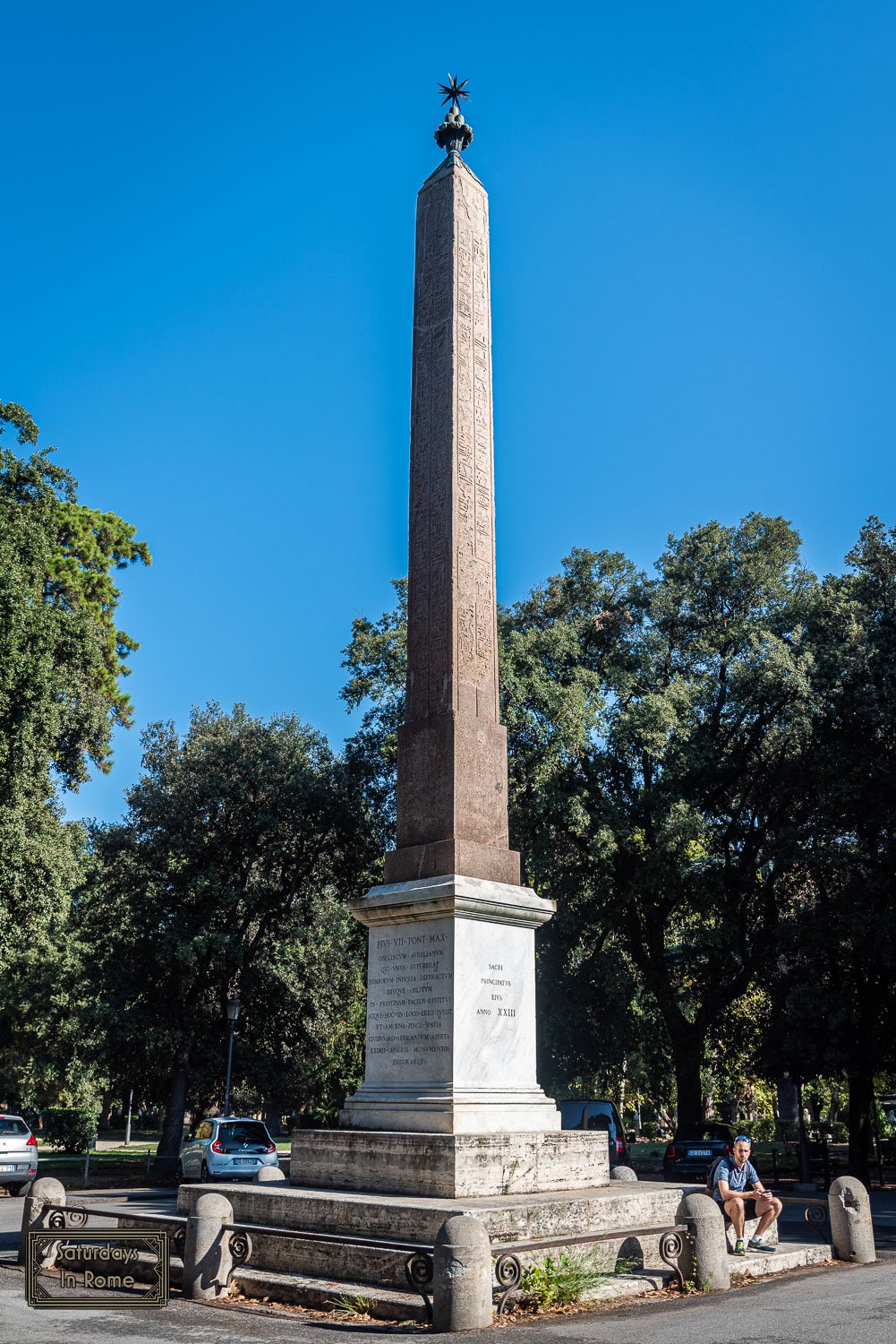 egyptian obelisks in rome - The Pinciano Obelisk