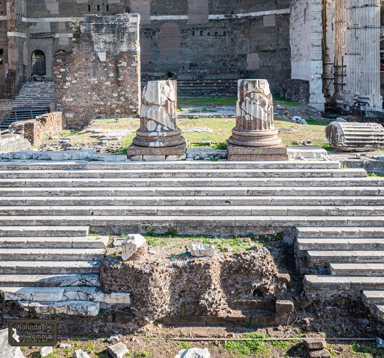 forum of augustus - Stairs Leading Into Forum