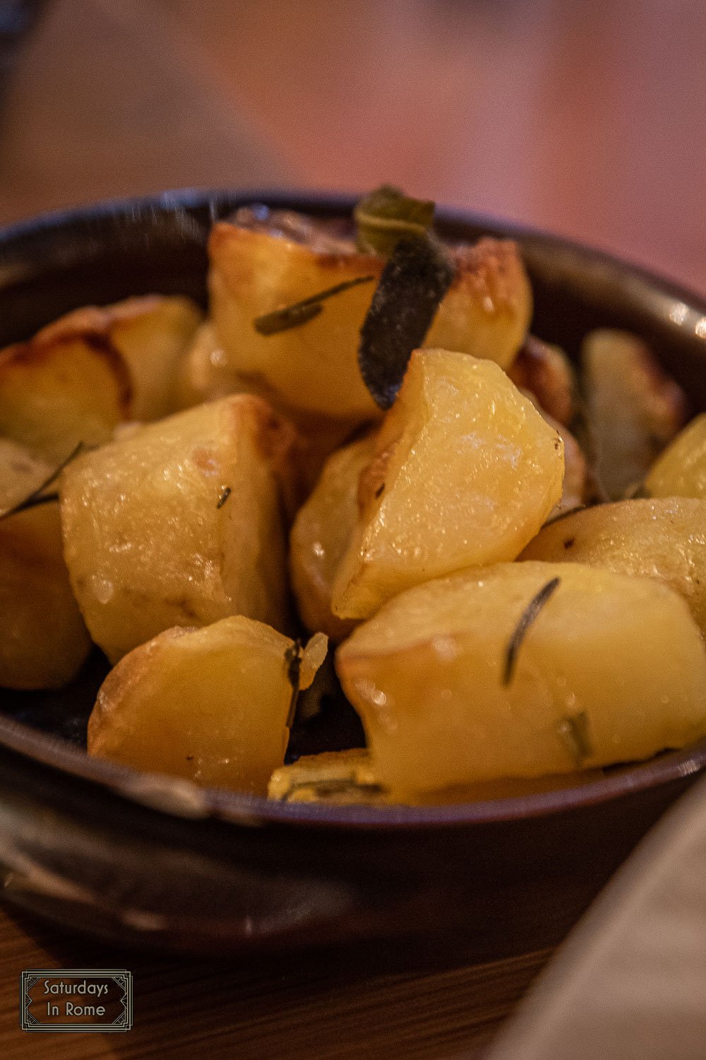 hidden gem restaurants in florence - roasted potatoes