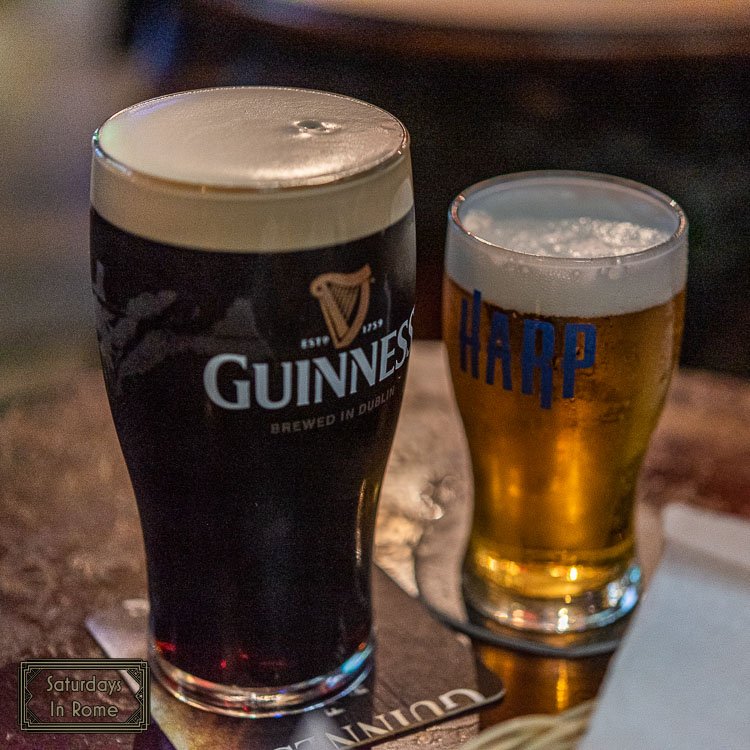 Irish Bar In Rome - Guinness and Harp