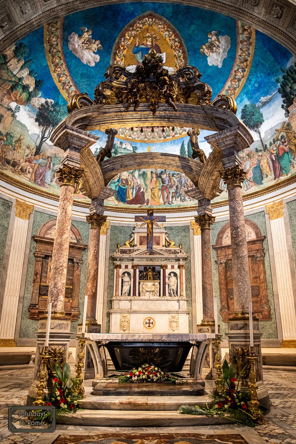 seven pilgrim churches of Rome - Holy Cross