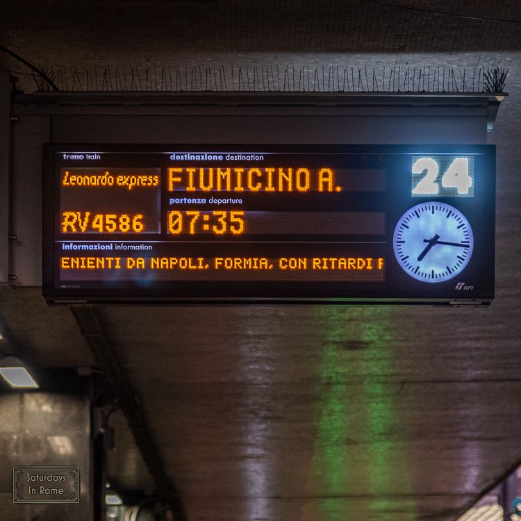 Leonardo Express Tickets - Sign For Fiumicino