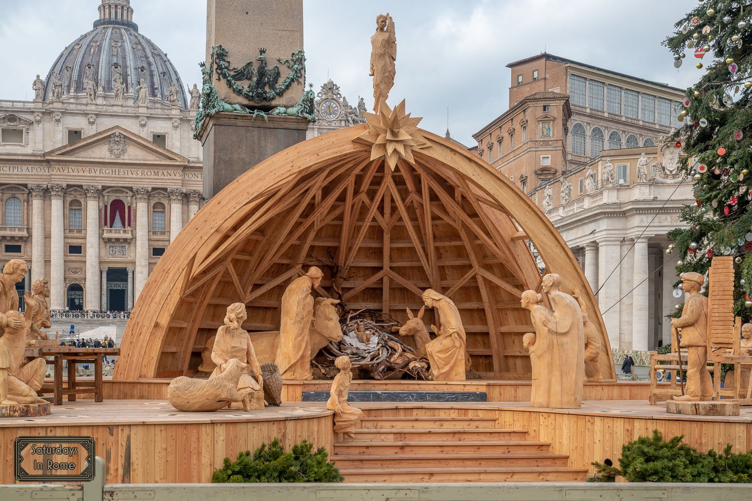 Nativity Scene At The Vatican - Main Creche