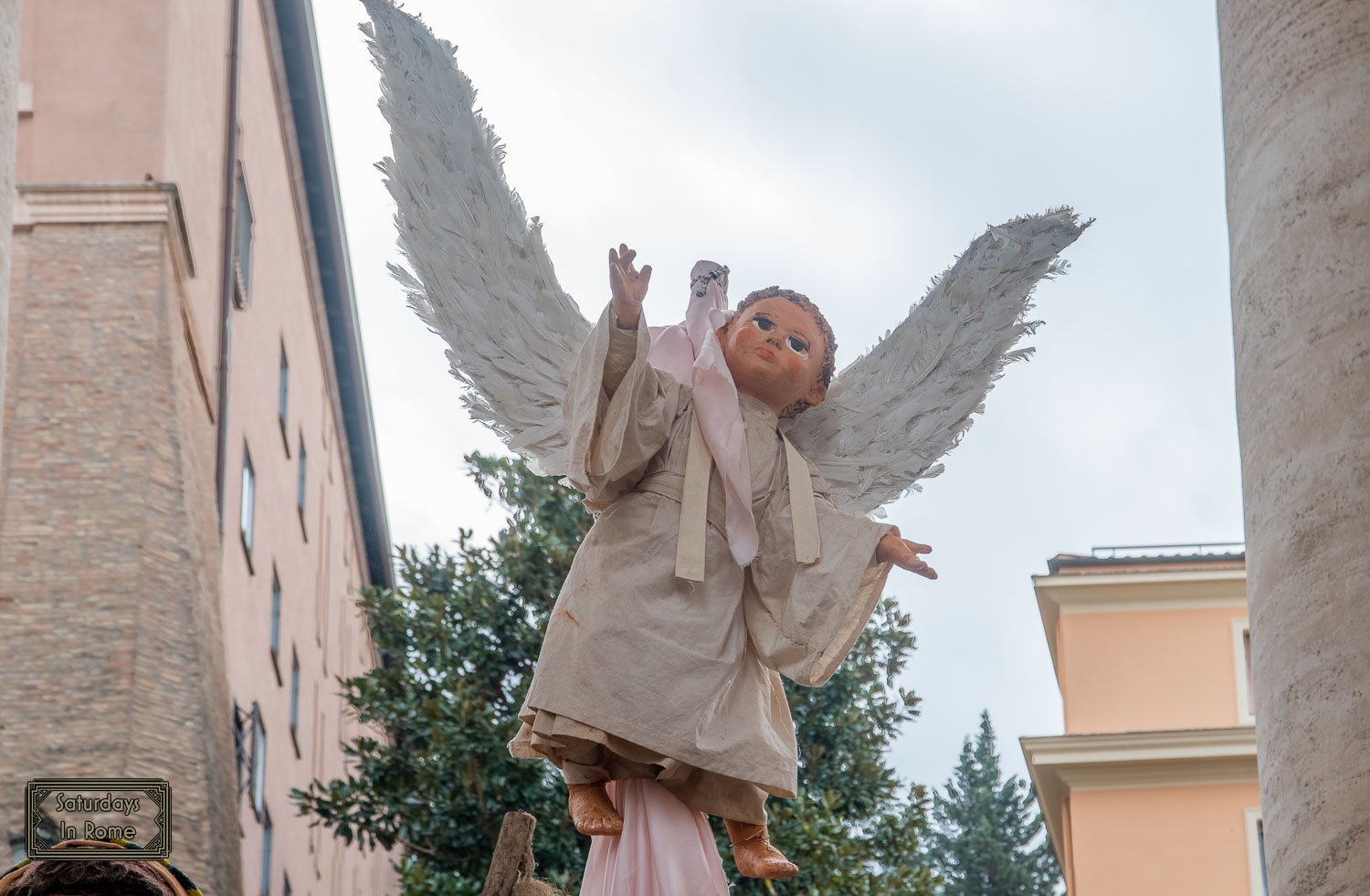 Nativity Scene At The Vatican - Angel Gabriel
