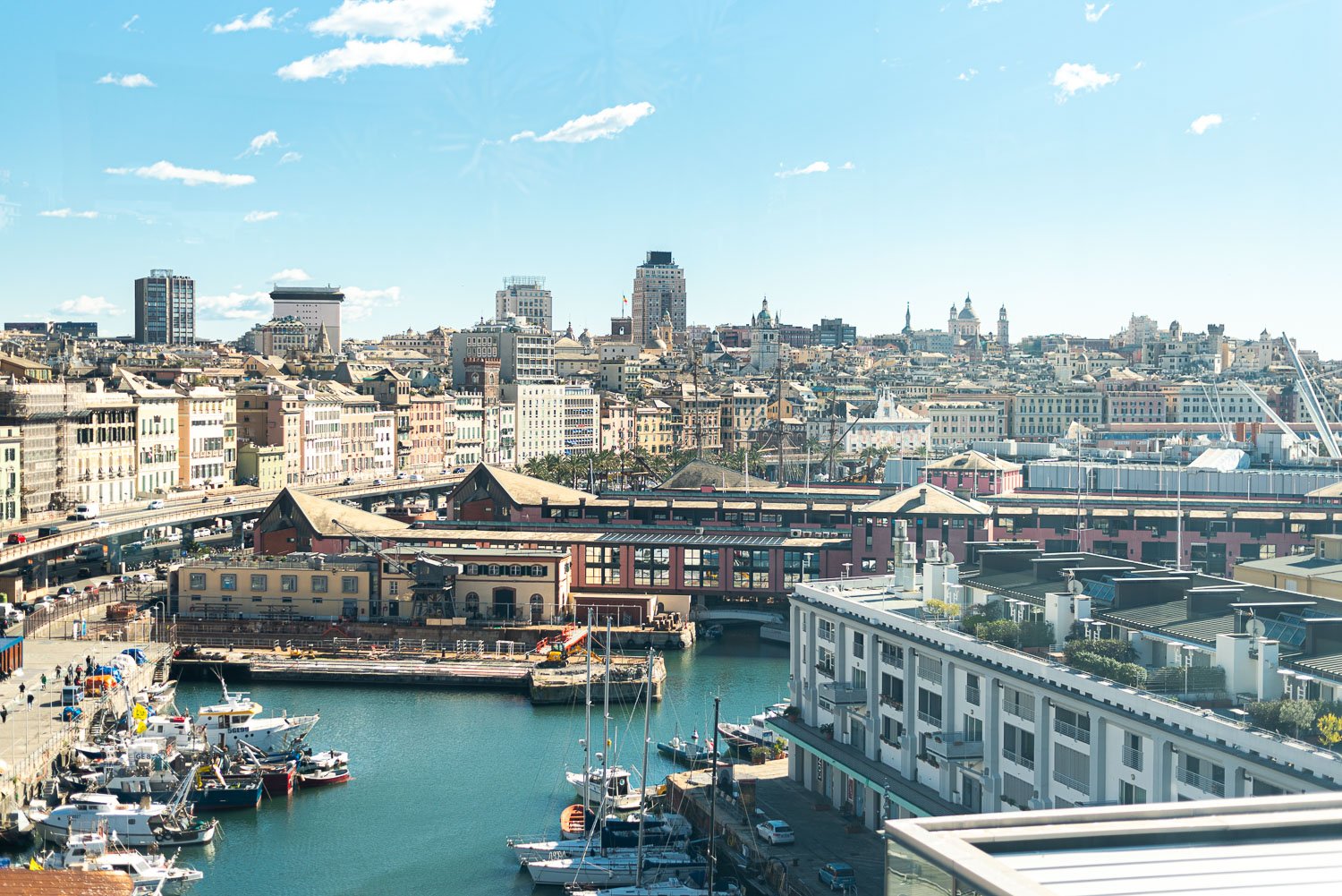 north vs south Italy - Skyline of Genoa, Italy