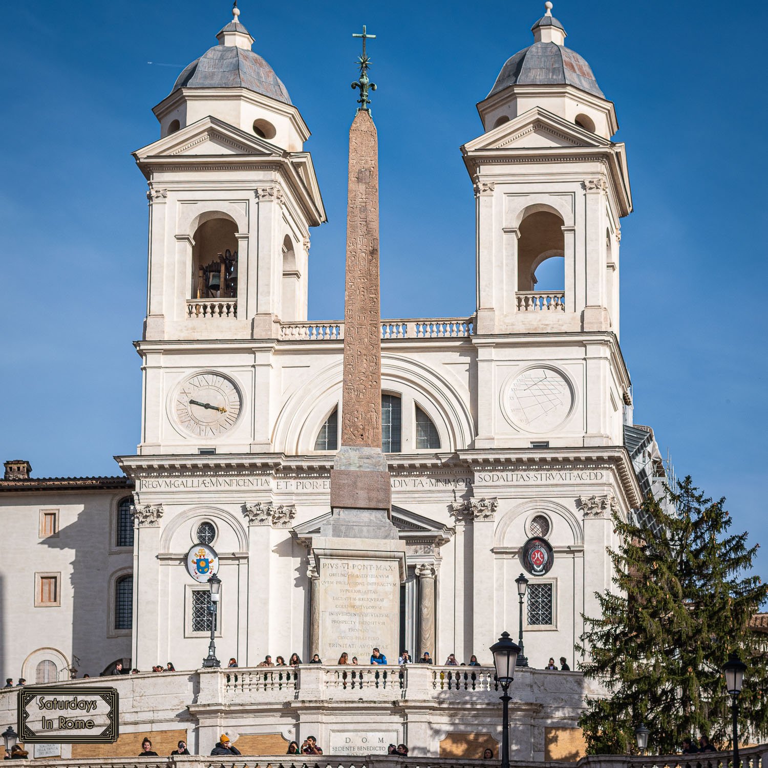 Piazza di Spagna Rome - Trinity Church