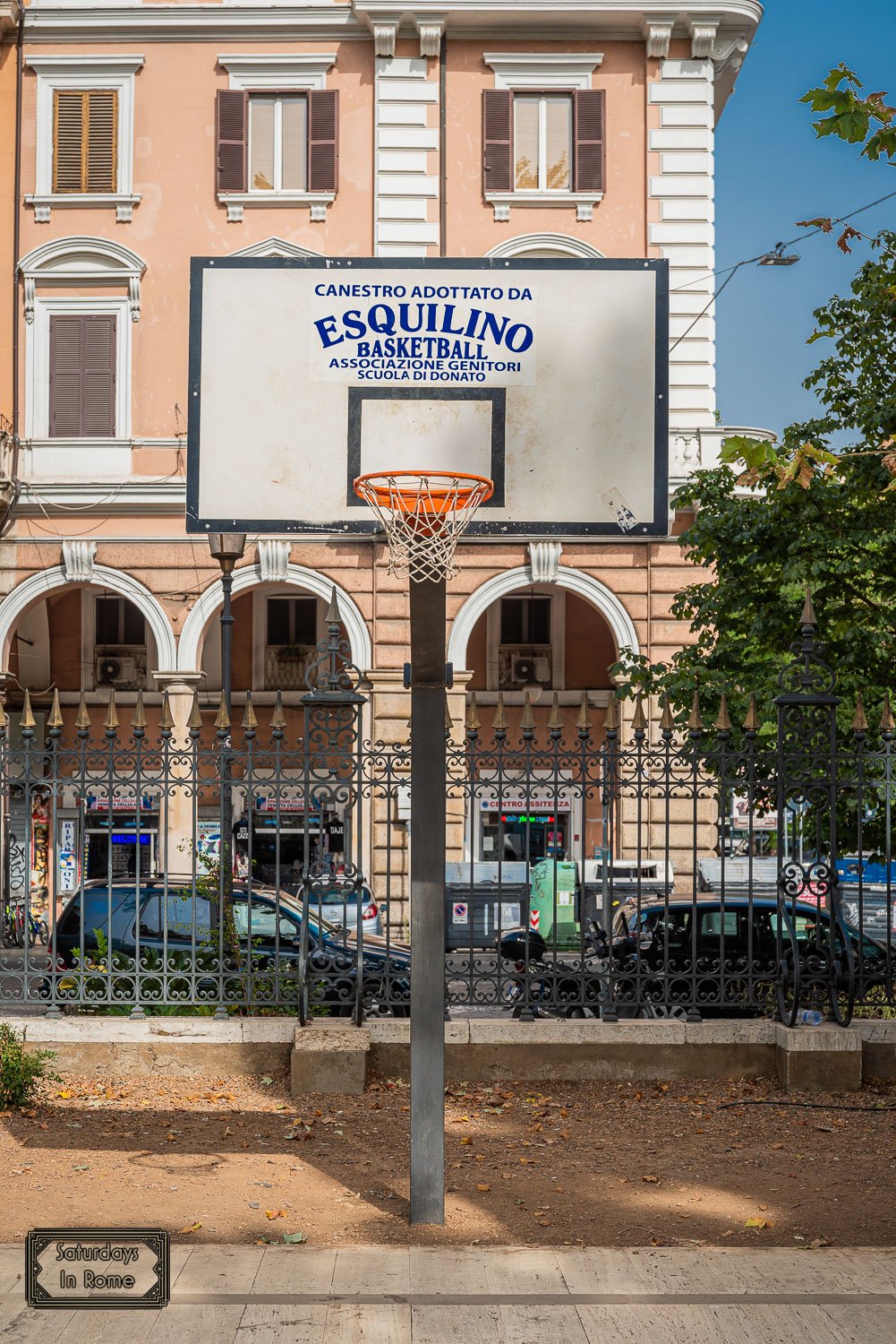 Piazza Vittorio Emanuele II - Basketball Hoop