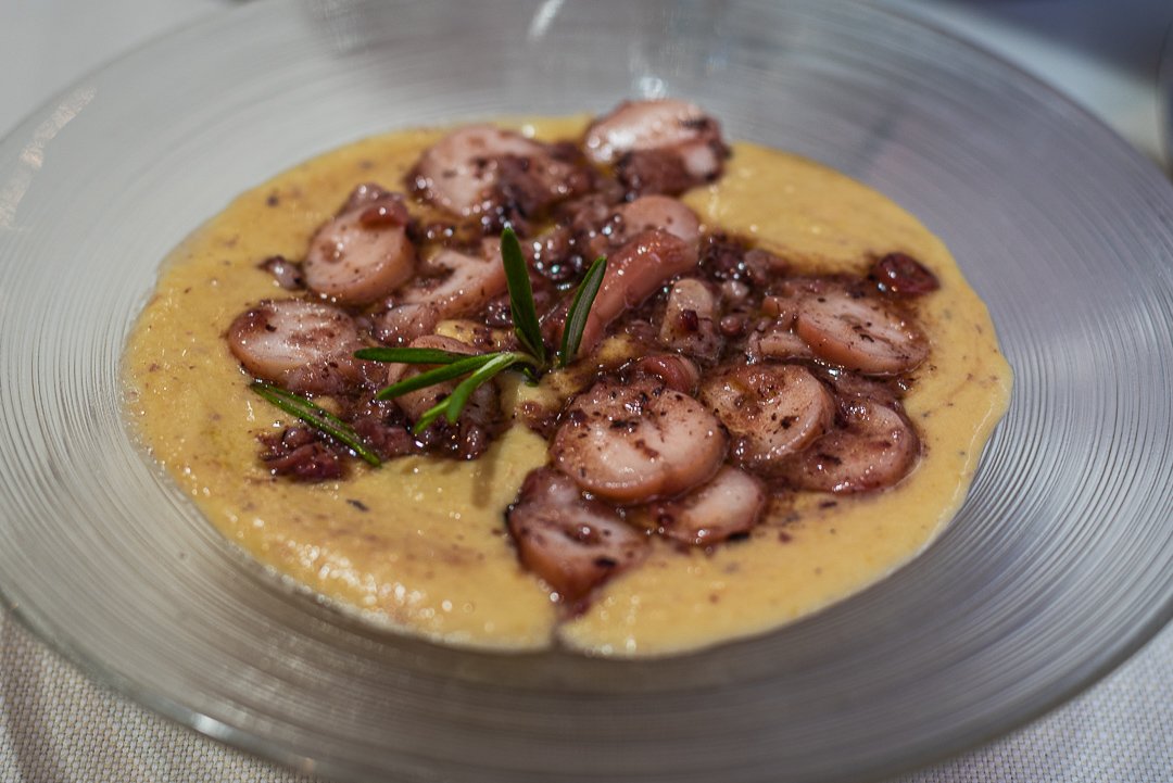 Best dinner restaurants in Rome - Octopus on Hummus