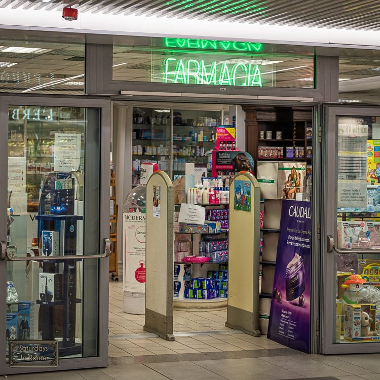 Rome's train station has pharmacies - Here They Are