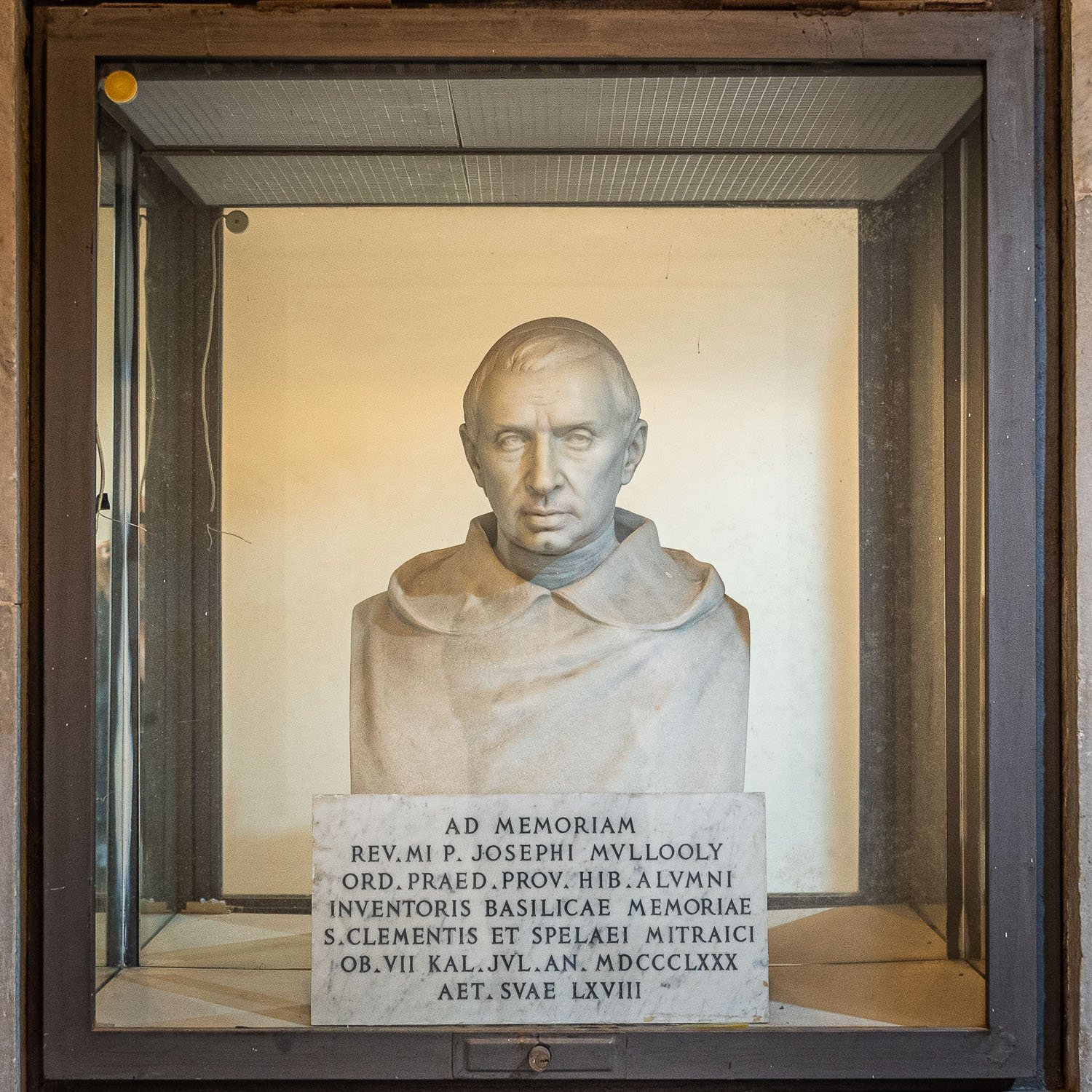 San Clemente In Rome - Bust of Fr. Joseph Mullooly