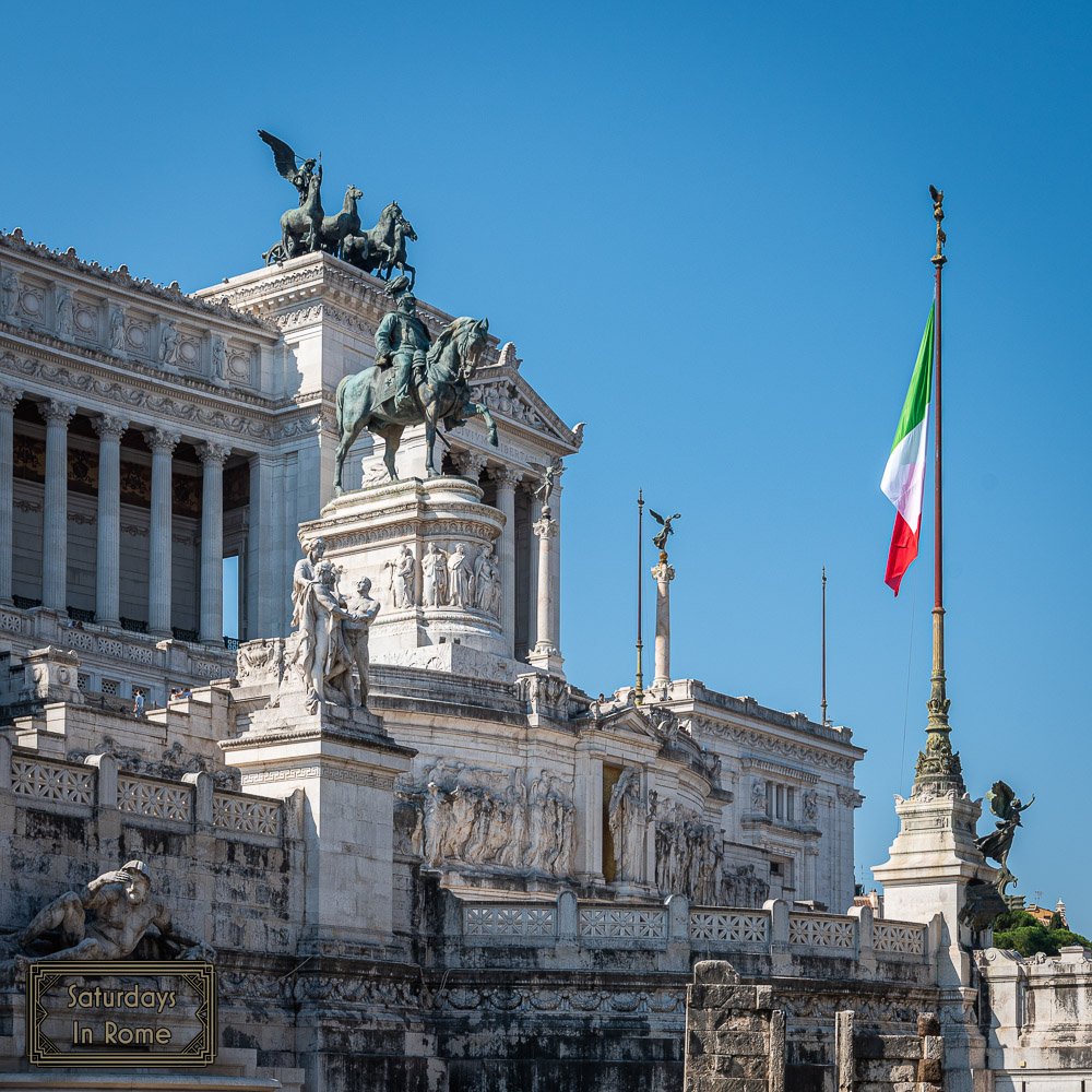 Vittoriano Monument In Rome - Daylight
