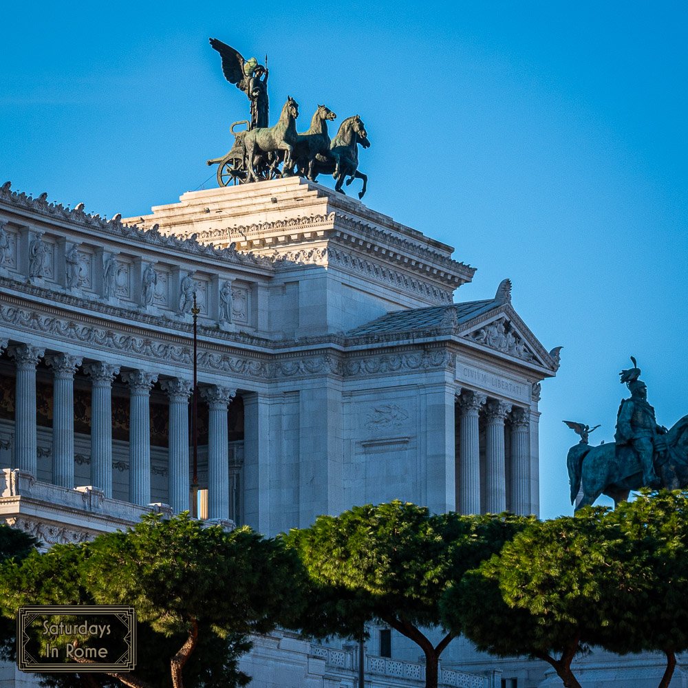 Vittoriano Monument In Rome - Chariots of Liberty and Freedom
