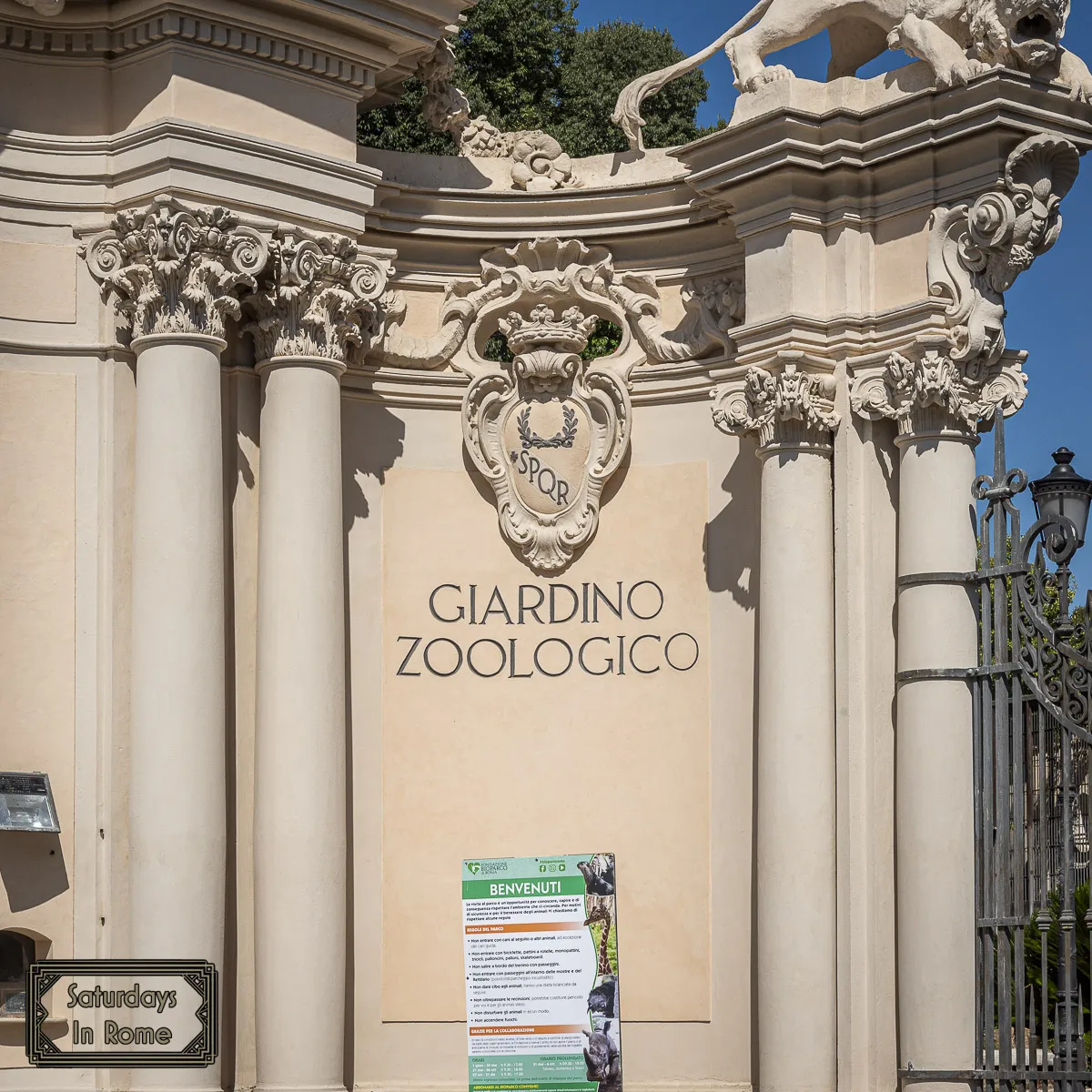 Rome Bioparco - Front Gates