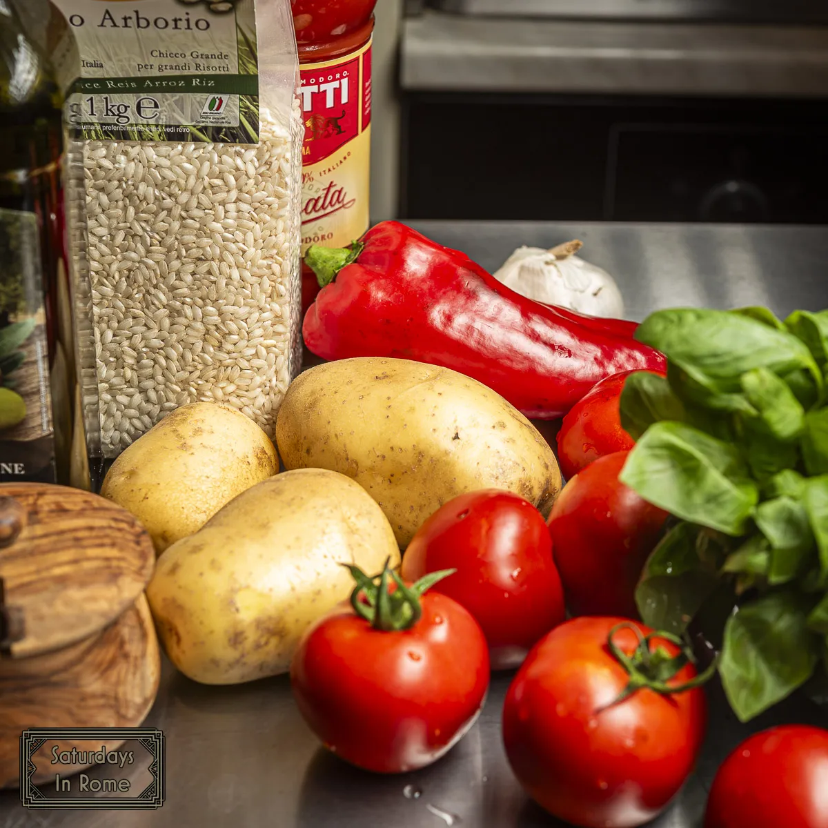 Italian Stuffed Tomatoes - Ingredients