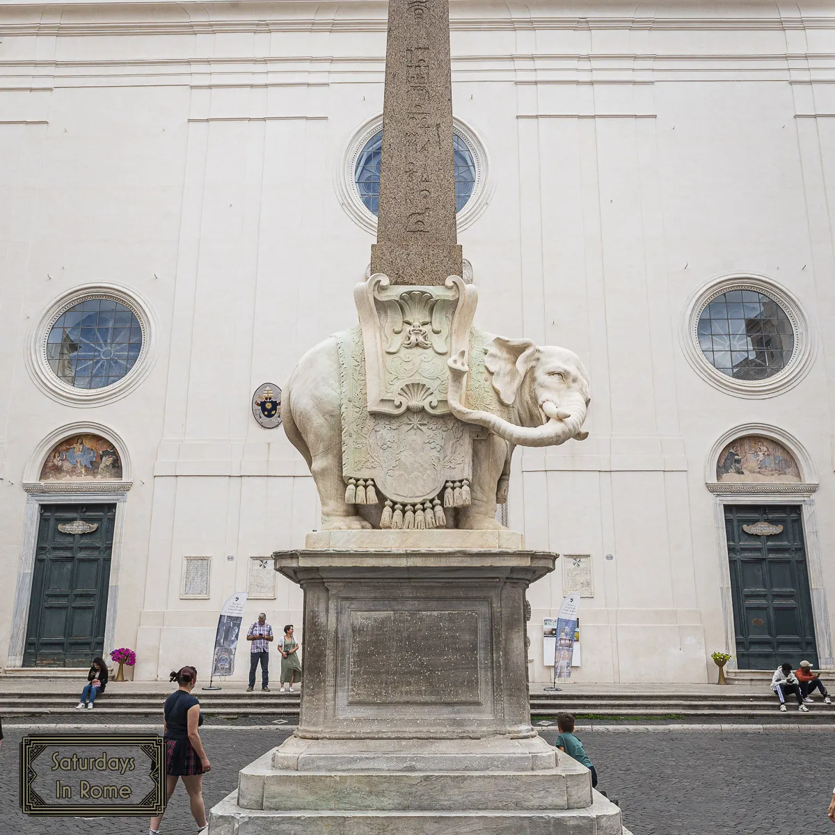 Santa Maria Sopra Minerva - Elephant And Obelisk