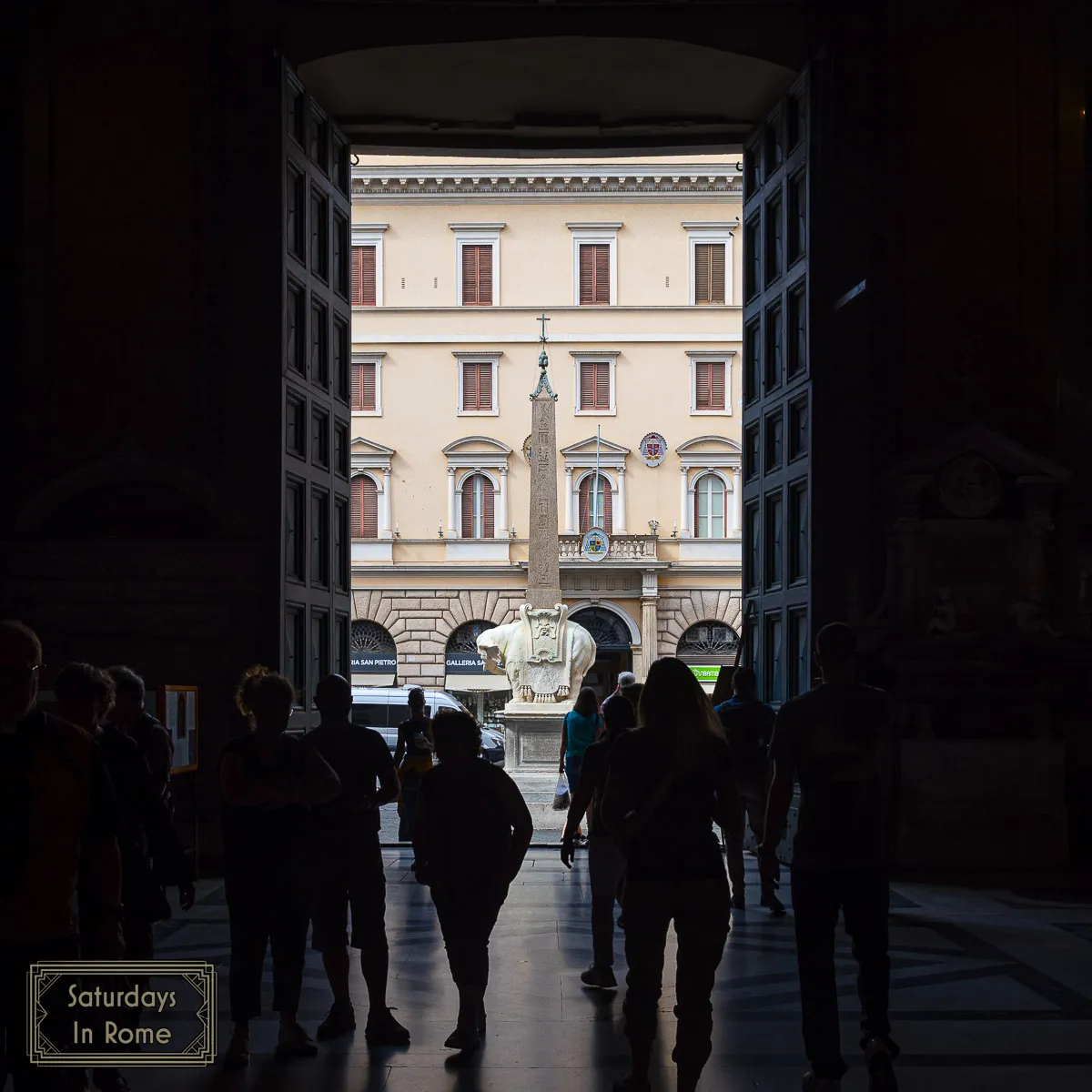 Santa Maria Sopra Minerva - Exit By The Elephant