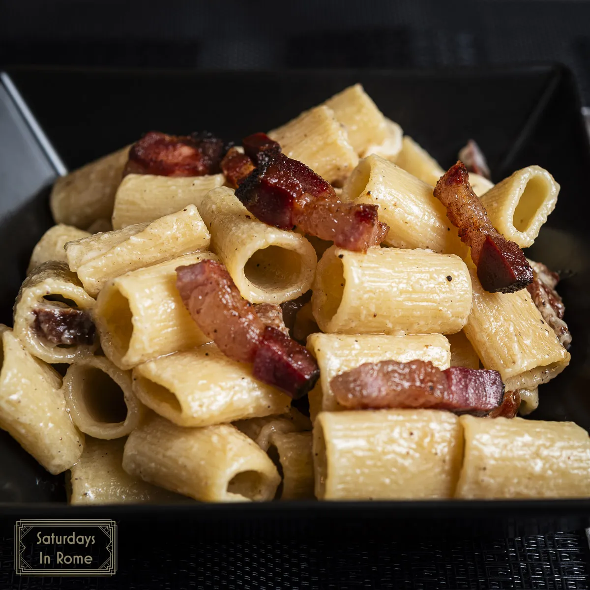 Cured Pork Cheek - Carbonara