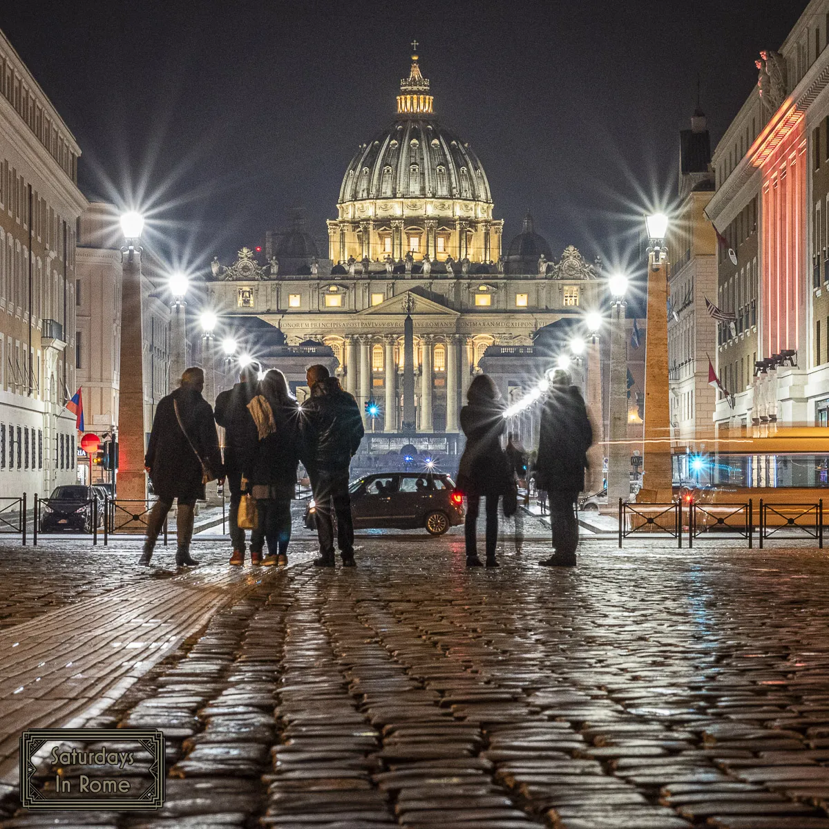 Exploring Vatican City - Small Night Crowds