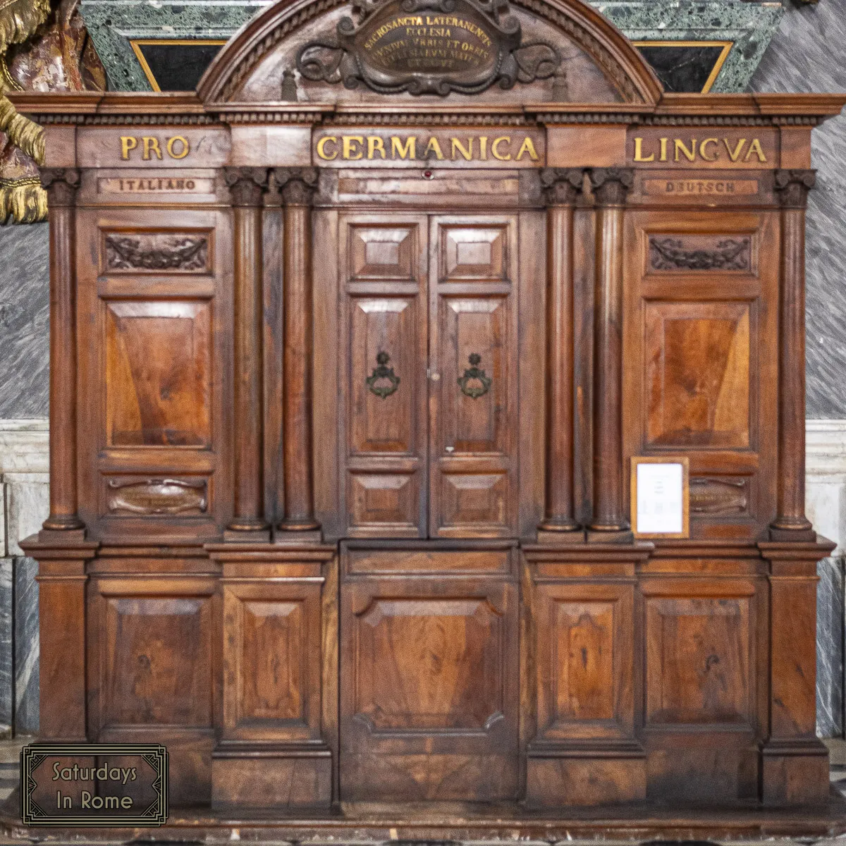 Basilica of St John in Lateran - Confessions