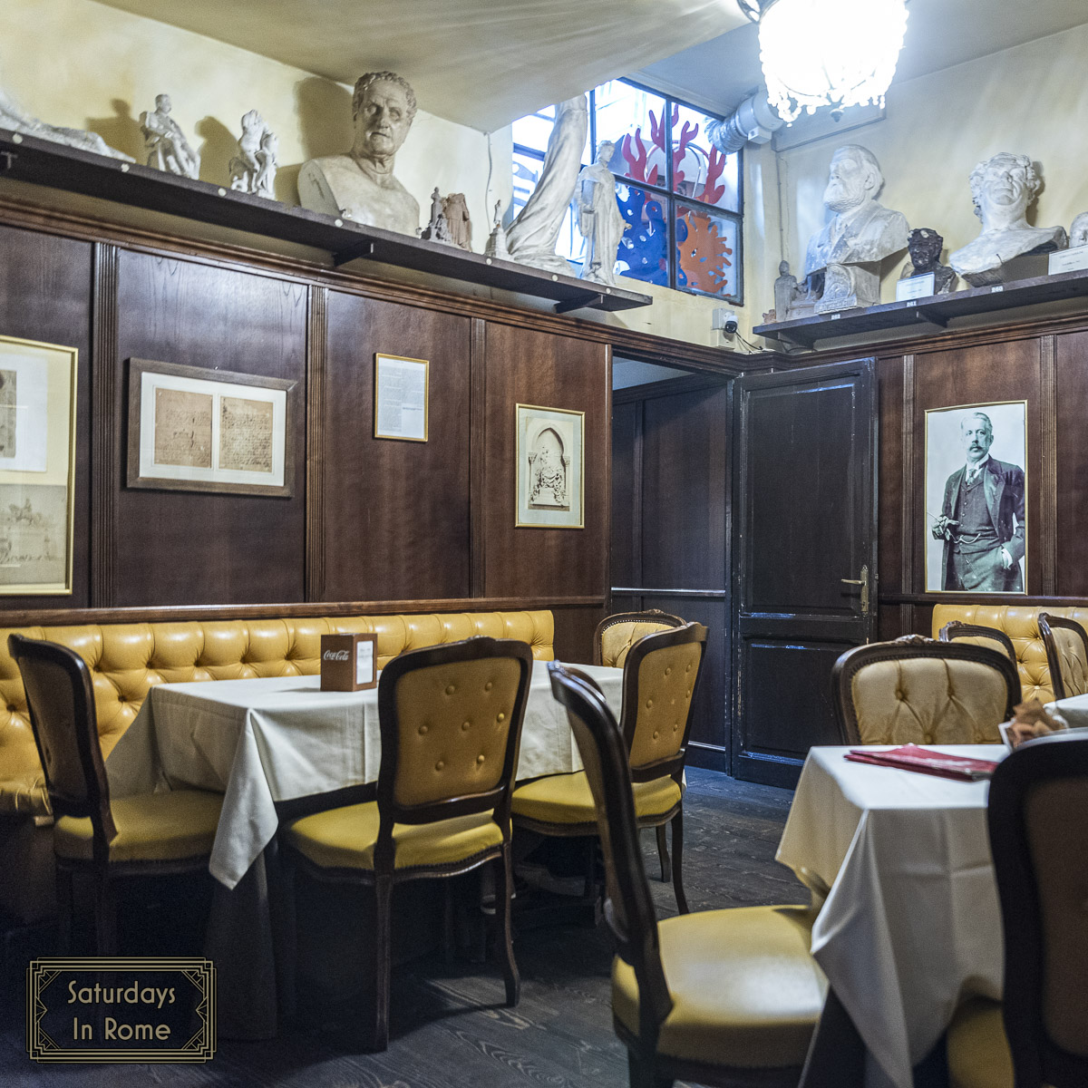 Canova Tadolini Cafe - Upstairs Dining Space