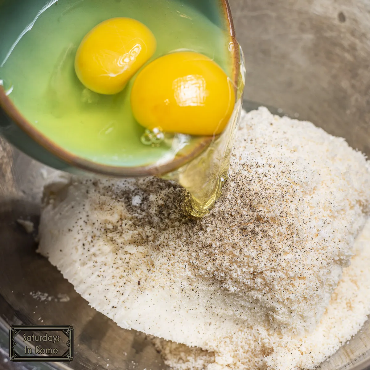 Ricotta Ravioli - Filling Mixture