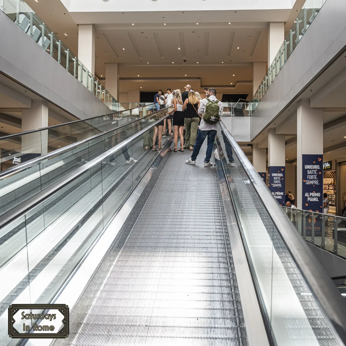 Rome Shopping Mall - Escalators