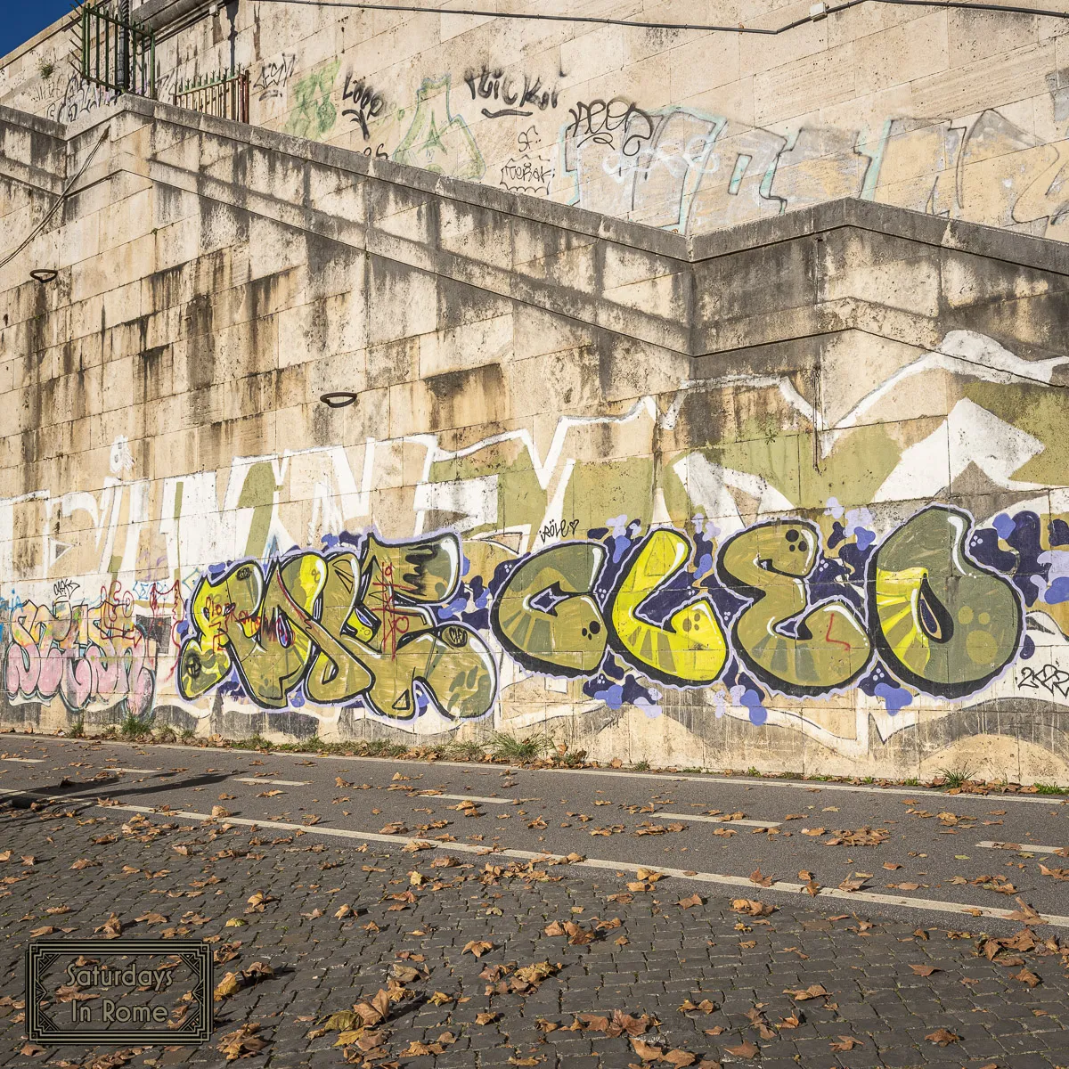 Tiber River In Rome - Graffiti