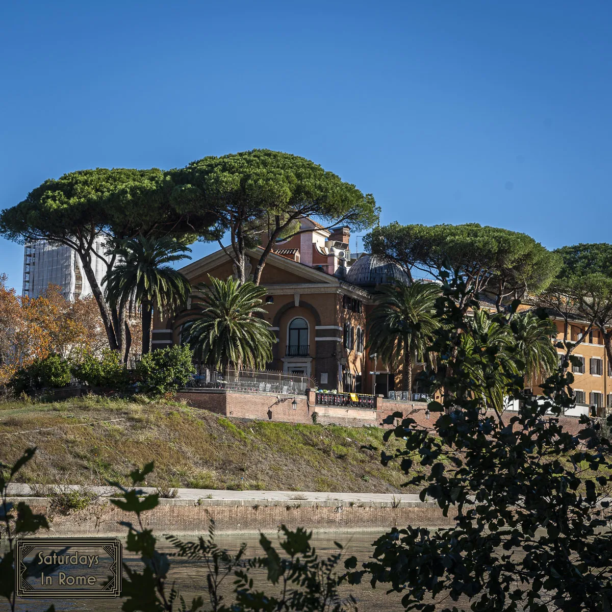 Tiber River In Rome - More Tiber Island